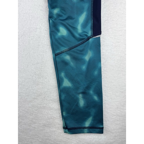 Avia Women's Active Performance Aqua Wave Running Workout Leggings Large - Picture 4 of 8